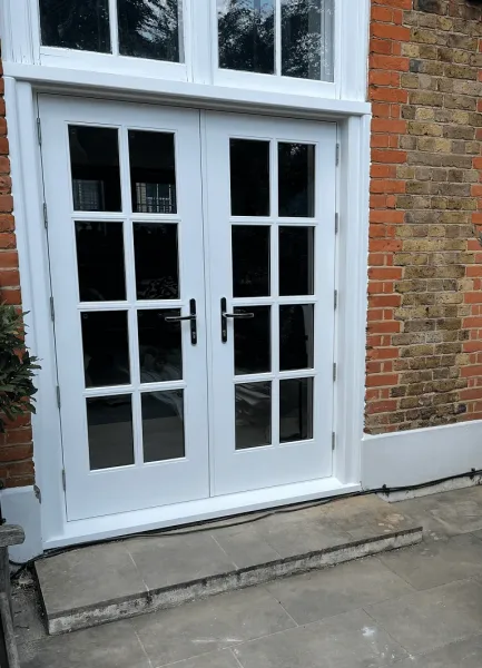 Double Timber Doors